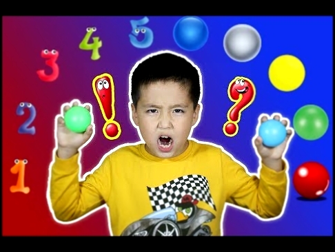 Learn COLORS and NUMBERS with BALLOONS | УЧИМ ЦИФРЫ и ЦВЕТА на АНГЛИЙСКОМ 