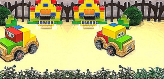 Развивающий мультфильм. Молния МакКуин и Дасти учат цвета - Тачки и Самолёты Дисней в городе Лего 