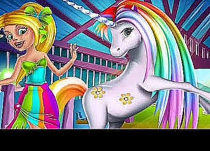 Уход за лошадкой пони игровой мультик про питомцев видео для детей 