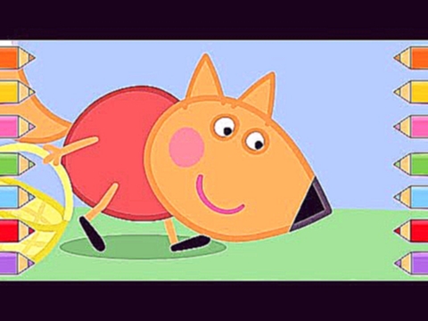 Peppa Pig and Friends Coloring Easter eggs Video For Kids #1 
