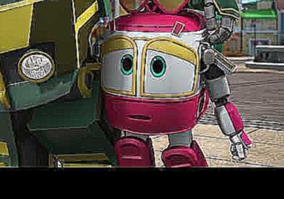 Мультфильм для детей про паровозики  Роботы поезда Особая тренировка Сэлли  трансформеры 