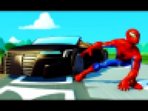 Супергерои мультфильм - Человек Паук в стране Дисней и тачки машинки Spider-Man & Disney Cars 