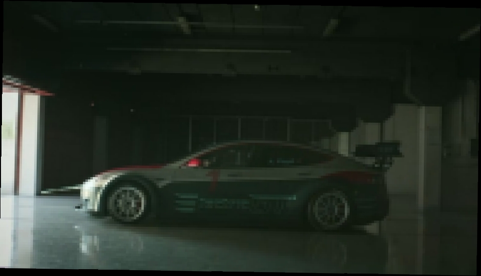 Музыкальный видеоклип Гоночная версия Tesla Model S 