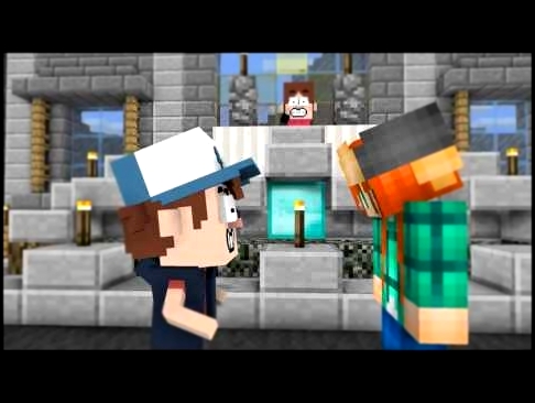 Мультики Minecraft   Гравити Фолз в Майнкрафте Диппер и Венди Майнкрафт анимация 