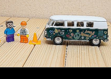 Машинки мультфильм - Мир машинок - 121 серия:  Микроавтобус, автобус. Развивающий мультик для детей. 