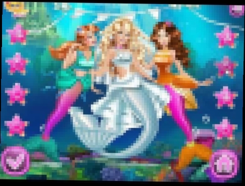 Прекрасная русалка Барби выходит замуж /   Beautiful mermaid Barbie is getting married 
