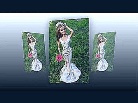 свадебное платье русалочка для Барби / mermaid wedding dress for Barbie 