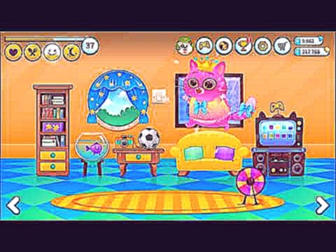 КОТЕНОК БУБУ # 5 Bubbu Мой виртуальный питомец Игровой мультик для детей 