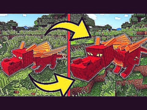 Как Вырастить Огненного Дракона Майнкрафт ПЕ выживание моды видео игра мультик для детей Minecraft 