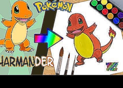 How to draw Charmander || Pokemon Part-01 || Cartoon Speed Drawing 2017 || Heaven Craft & Paint 