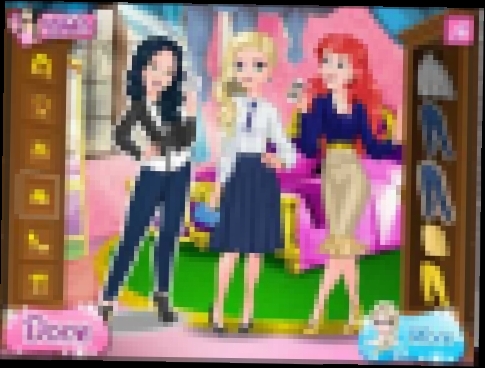 мультик игра для девочек Disney Princess Job Interview   Dress up Games For Girls 1 