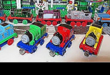 Мультики про паровозики и поезда. Игрушки паровозик Томас и его друзья. Железная дорога для детей 