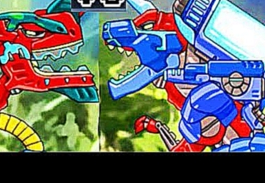 Роботы трансформеры динозавры -Dino Robot Battlefield - Dinosaurs Fighting Game 