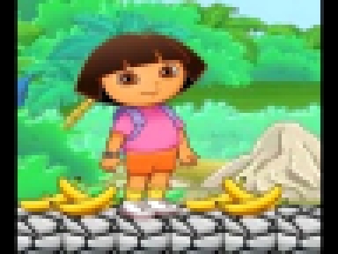 Игра Дора кормит Башмачка! ПРИКЛЮЧЕНИЯ ДАШИ ПУТЕШЕСТВЕННИЦЫ И БАШМАЧКА! Dora Banana Feeding! #игра 