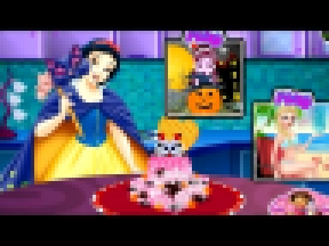 NEW Игры для детей 2015—Disney Принцесса Торт Белоснежки—Мультик Онлайн видео игры для девочек 