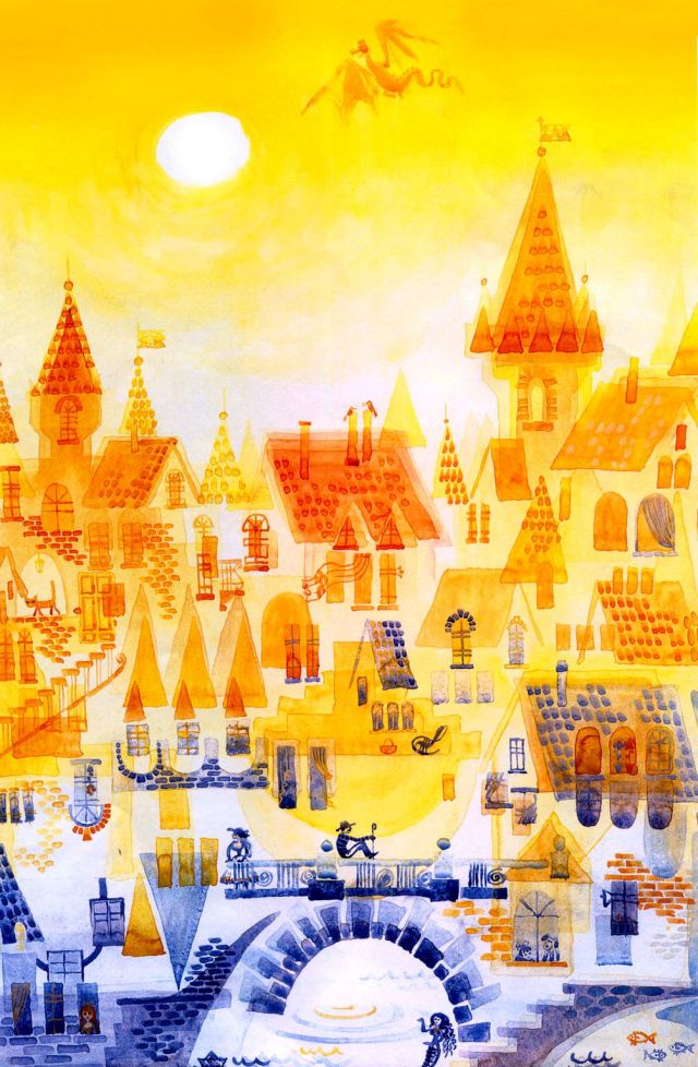 Город золотой фото Аквариум